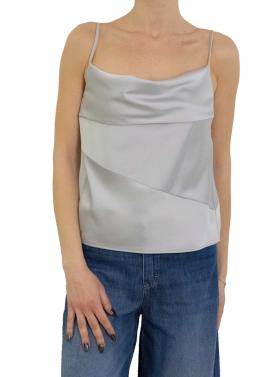 Top con scollo a cascata e spalline sottili Imperial